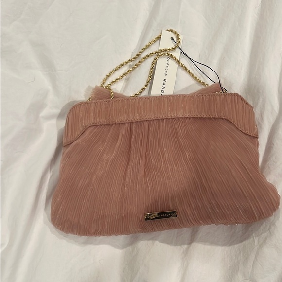Loeffler Randall Pink Pleated Clutch - Picture 5 of 5